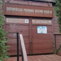 Beklemmend dann das Deportationsmuseum in einem Vieh-Waggon in Skrunda