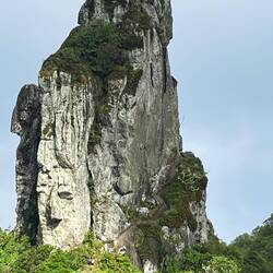 Close up where we climbed