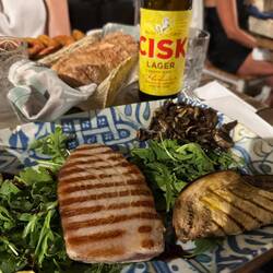 Abendessen am ersten Tag