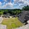 Panorama of beautiful Maya site of Caracol.
