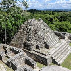 This pyramid was part of a palace.