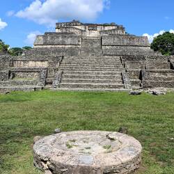 The remains of an astronomical observatory, Caracol.