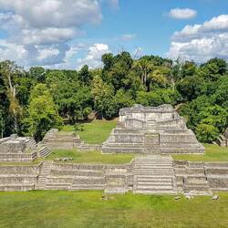 The remains of an astronomical observatory, Caracol.