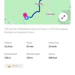 Wow 46.4 km ce "matin"