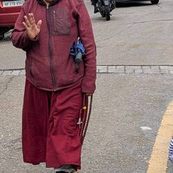 Eine fröhliche Nonne