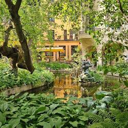 Innenhof mitten in Stockholm