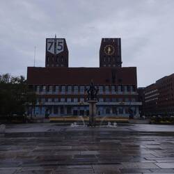 L'hôtel de ville, ou Radhuset comme on dit en norvégien