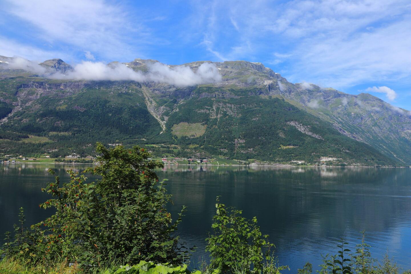 Blick auf Folgefonna Nationalpark