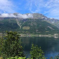 Blick auf Folgefonna Nationalpark