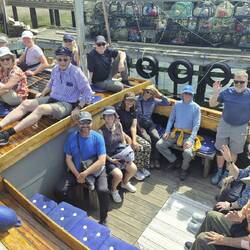 The second group to take the boat ride