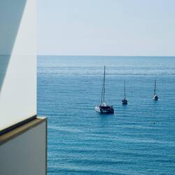 Hotelbalkonblick 🌊.