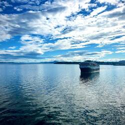 Embarquement dans l'Express Côtier Havila pour les prochains jours de voyage vers le nord