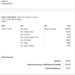 Ich hasse die Nummer mit der Steuer. Preis CP 34 Dollar, bezahlt 43,84.