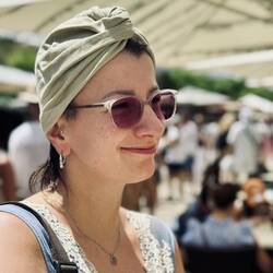 Marktbesuch bei schönstem Sommerwetter.