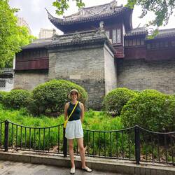 Vestiges de la forteresse médiévale de la vieille ville de Shanghai