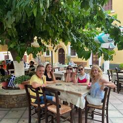 I made them take it again because I wasn't my smiling...