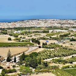 Ausblick von Mdina in Richtung Valetta