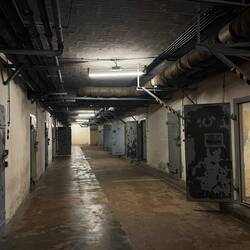 Alte Kartoffelkeller, die als Zellen genutzt wurden