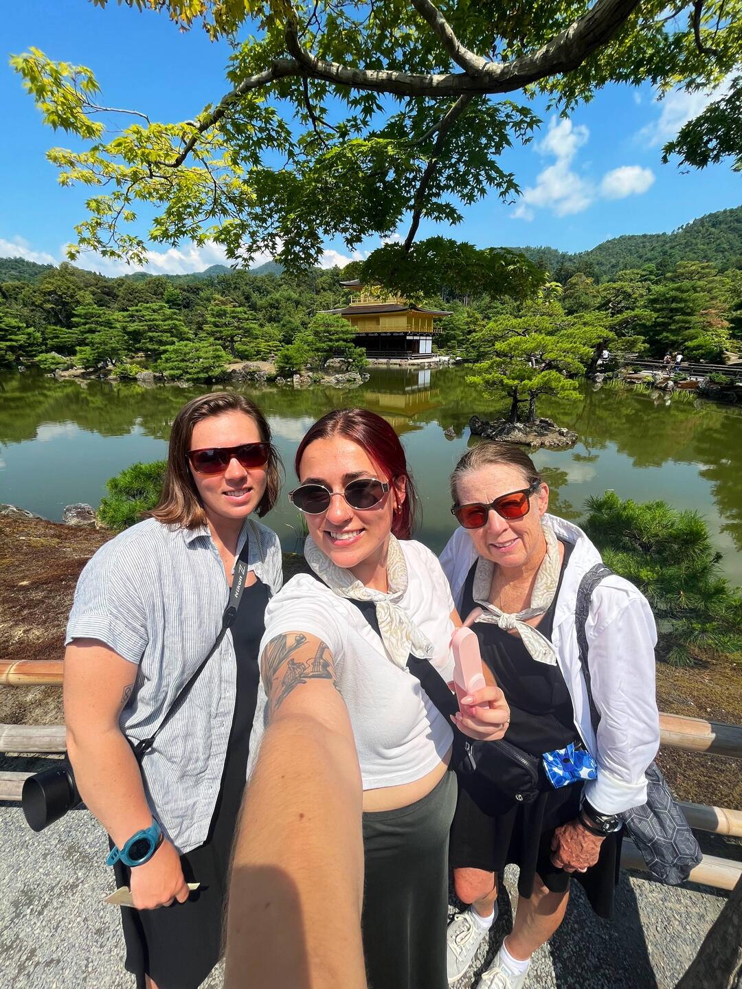 Kinkaku-ji, the Golden Temple, was gorgeous!