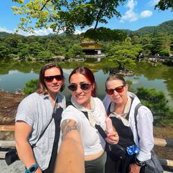 Kinkaku-ji, the Golden Temple, was gorgeous!