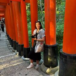 Waiting for a break in the traffic to get the shot!