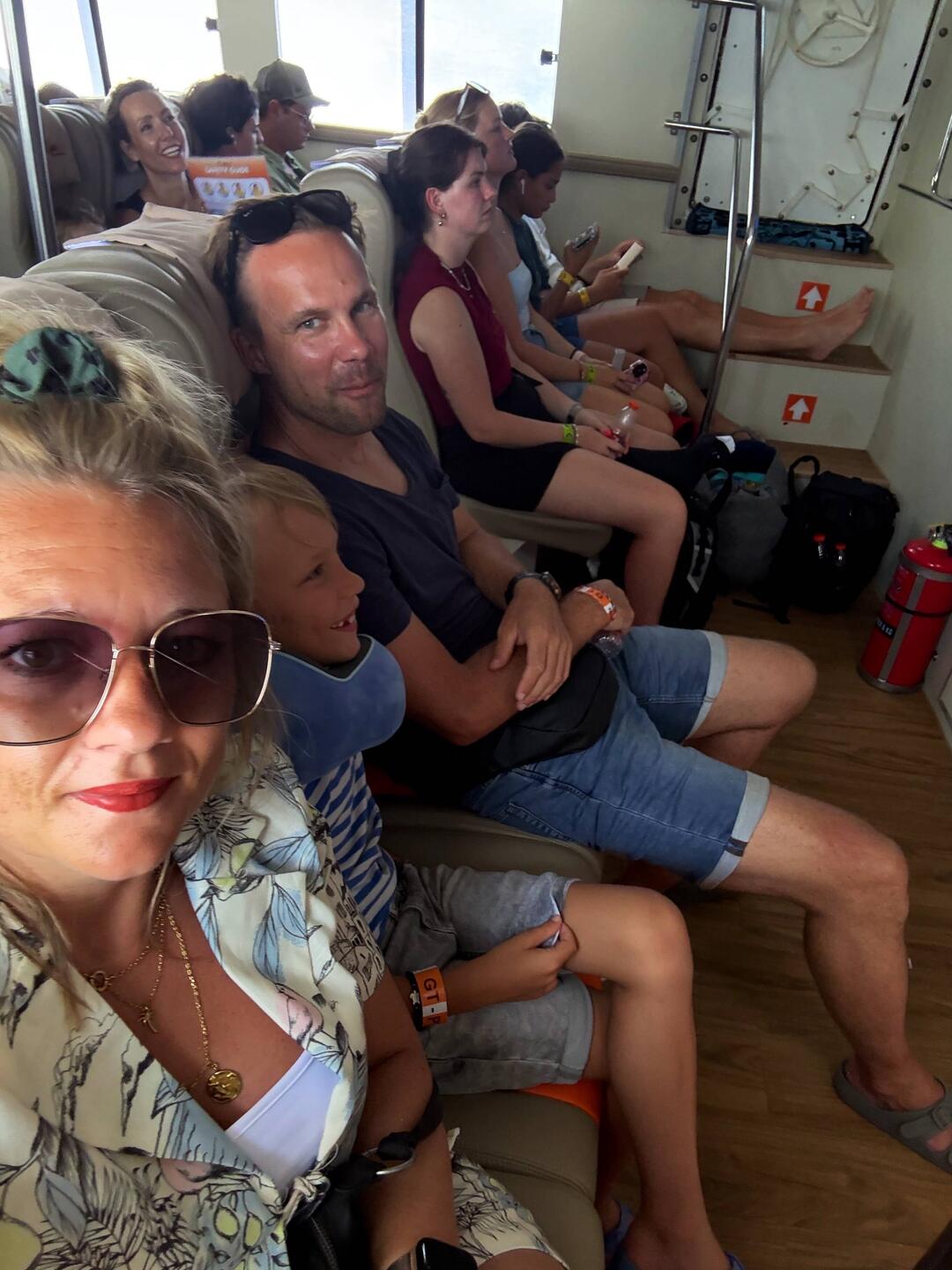 Nicht pünktlich ist das Boot gestartet