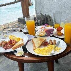 Typische Frühstück