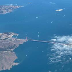 Blick auf die Golden Gate Bridge