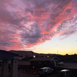Versöhnlicher Sonnenuntergang in Wenatchee