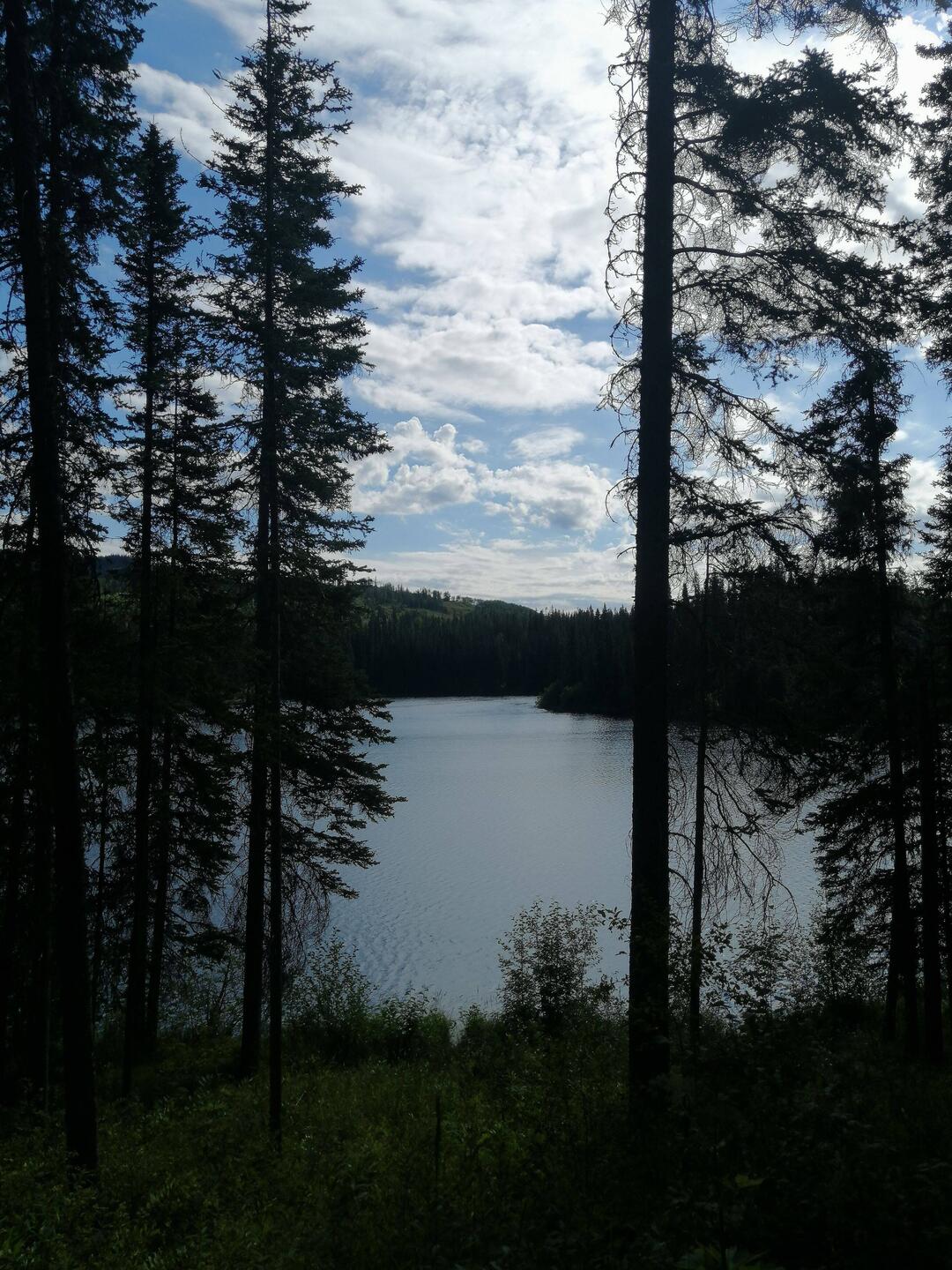 Burns Lake am Morgen