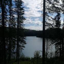 Burns Lake am Morgen