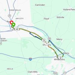 Radtour (teilweise am Erie Canal entlang) Vera ist die Hälfte mitgefahren😉