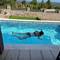 My wife swims for hours