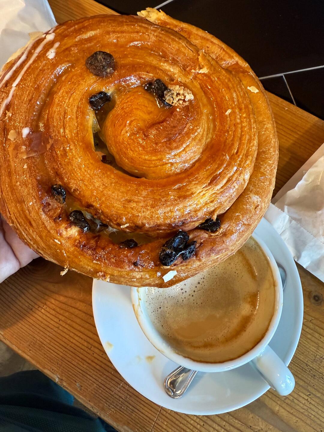 The people of Cee know from bakeries! This was maybe the best pastry of the trip.