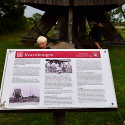 Selbst bei dem für uns schlechtem Wetter sind überall schwedische Touristen.