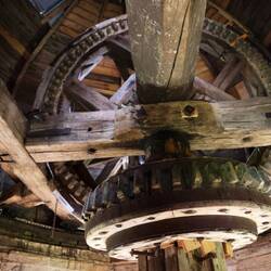 Das Hauptantriebsrad.