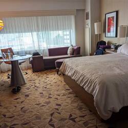 Standard hotel room.