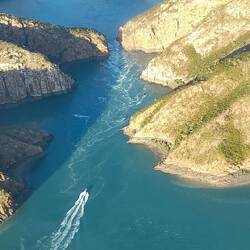 First look at horizontal falls