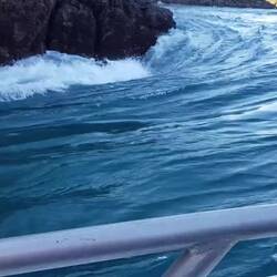 Water is trying to push us back