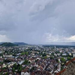 Die Regenfront kommt