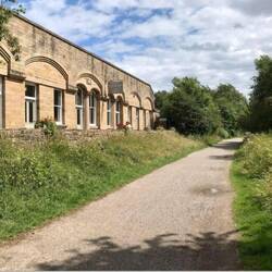 Hassop Railway Station, now a cafe