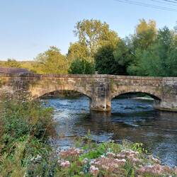 Holme Bridge, an ancient packhorse bridge