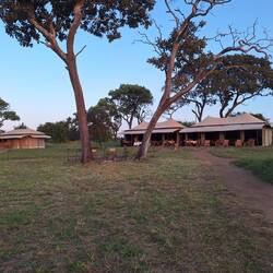 The dining tent at Sero Camp