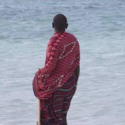 Massai am Strand...