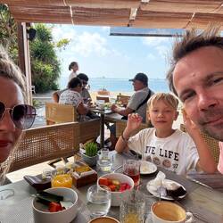 Nach einem ausgiebigen Frühstück