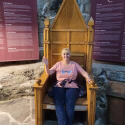 Auch mal auf dem Thron...