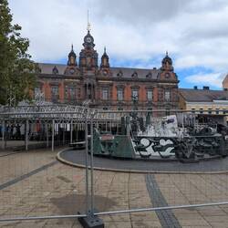 Der Rest ist in Festival Vorbereitung