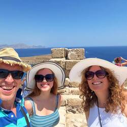 Me mum and dad off on our own again