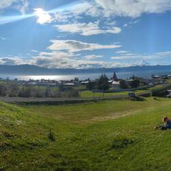 Und das ist die Aussicht vom Pool