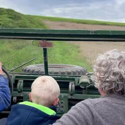 Wir waren froh, dass er uns nicht ausgekippt hat...